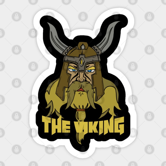 The Viking Warrior Sticker by RiyanRizqi